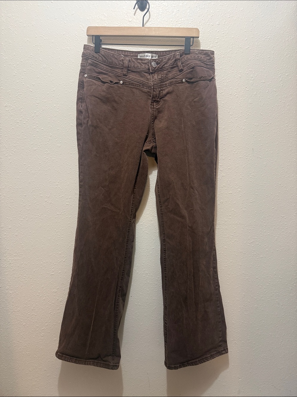 Madden Girl Brown Jeans, Size 13